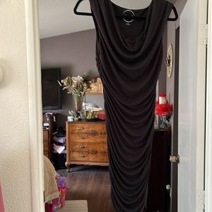 INC size medium, formfitting, black dress